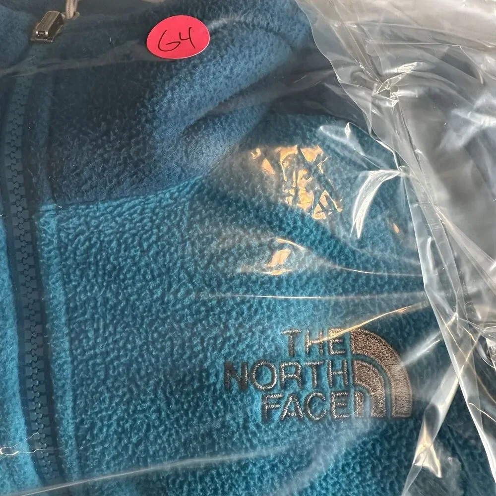 Vintage Mens North Face Blue Colorblock Full Zip Fleece full zip Jacket M